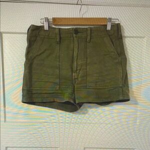 Olive Green Women's Athletic Shorts